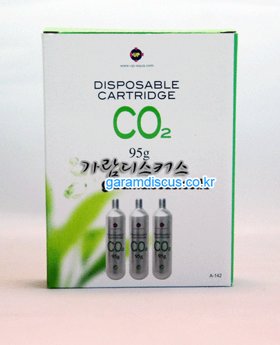 UP CO2 DISPOSABLE CARTRIDGE[리필용 고압CO2]3개SET 