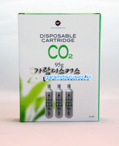 UP CO2 DISPOSABLE CARTRIDGE[리필용 고압CO2]3개SET 
